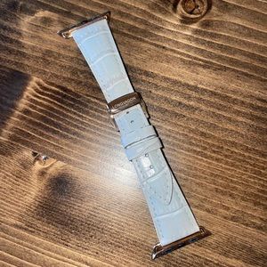 Longvadon Watch Band - Misty Gray/Gold